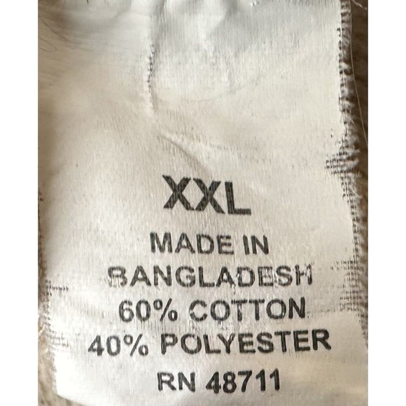 FALLS CREEK Men’s Beige Pullover Long Sleeved Shirt Size XXL - Picture 8 of 11